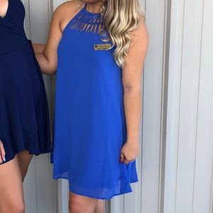 royal blue dress